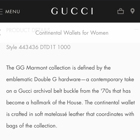 GG Marmont continental wallet - Picture 6 of 9